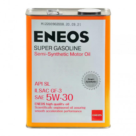 Масло моторное ENEOS Gasoline 5W30 SL (4л.)