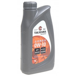 Масло моторное TAKAYAMA SAE 0W-30 API SP/CF, ACEA C3 1л.