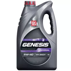 Масло моторное ЛУКОЙЛ GENESIS UNIVERSAL SAE 5W-40 API SN 4л.