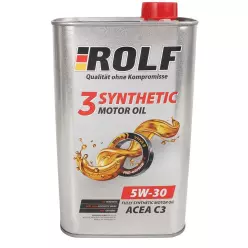 Масло моторное ROLF 3-SYNTHETIC 5W-30 ACEA C3 1л